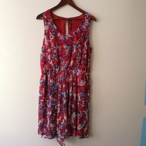 W118 by Walter Baker Women's Dress, Medium, Red